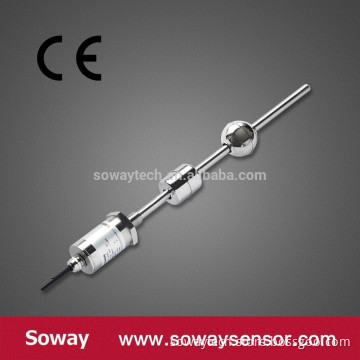 Magnetostrictive water tank/fuel tank liquid level sensor